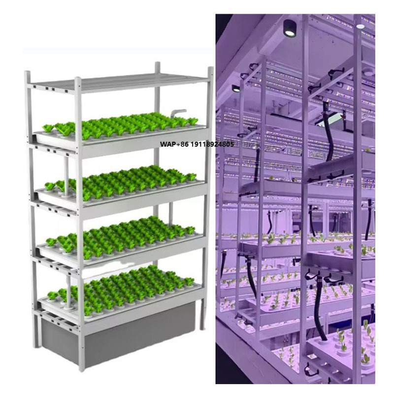 Hydroponic Farming Agriculture - Vertical Farm Hydroponic Tower System Indoor