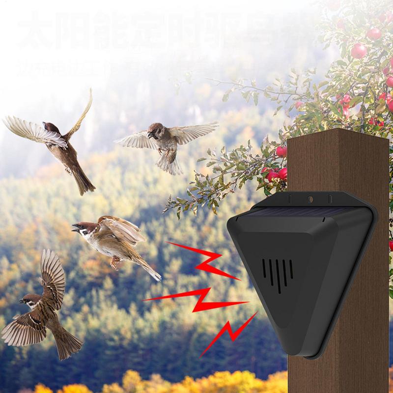 Solar Bird Scarer - NEW Solar Timer Bird Repeller With