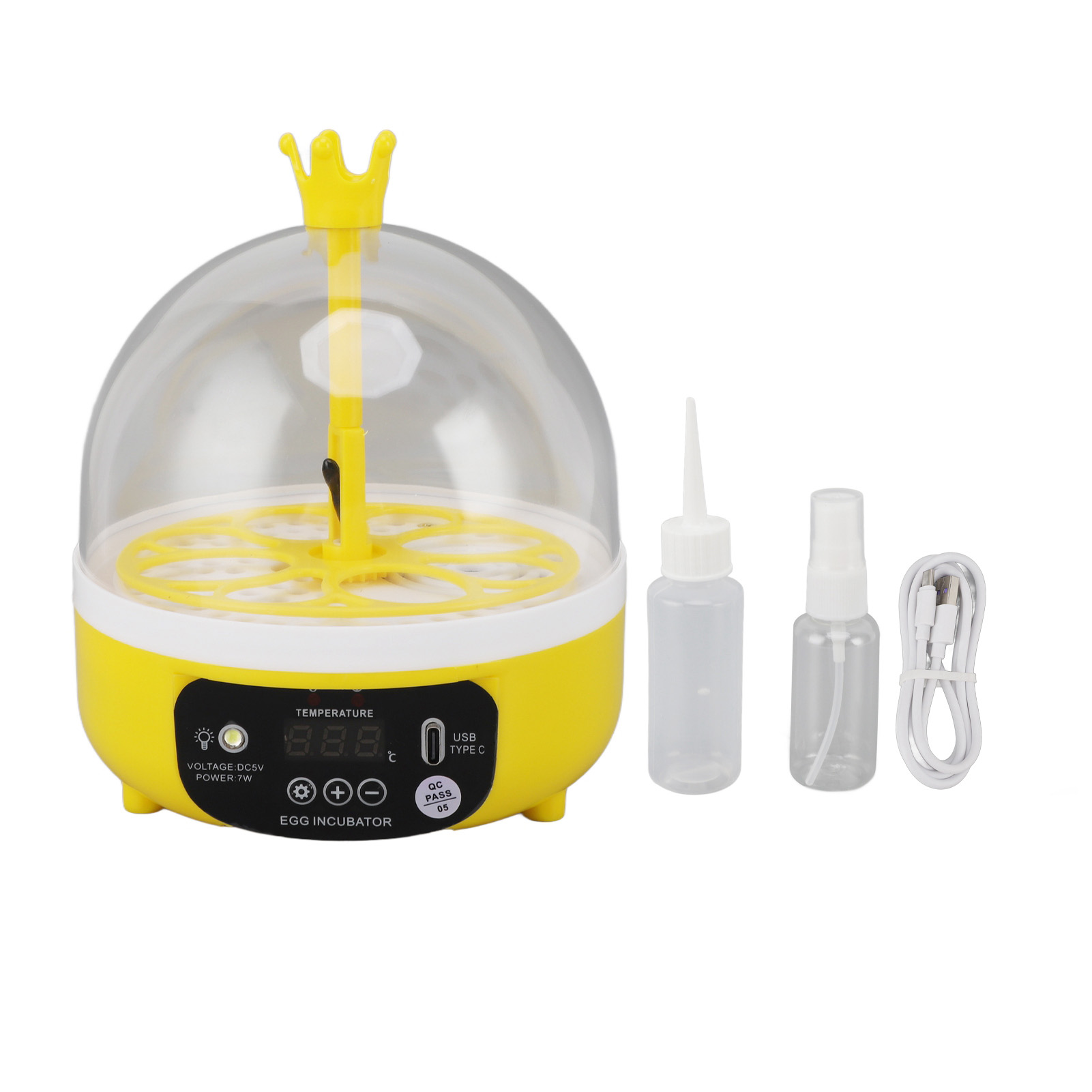 Quail Egg Incubator - Poultry Hatching Machine ABS Automatic Temperature