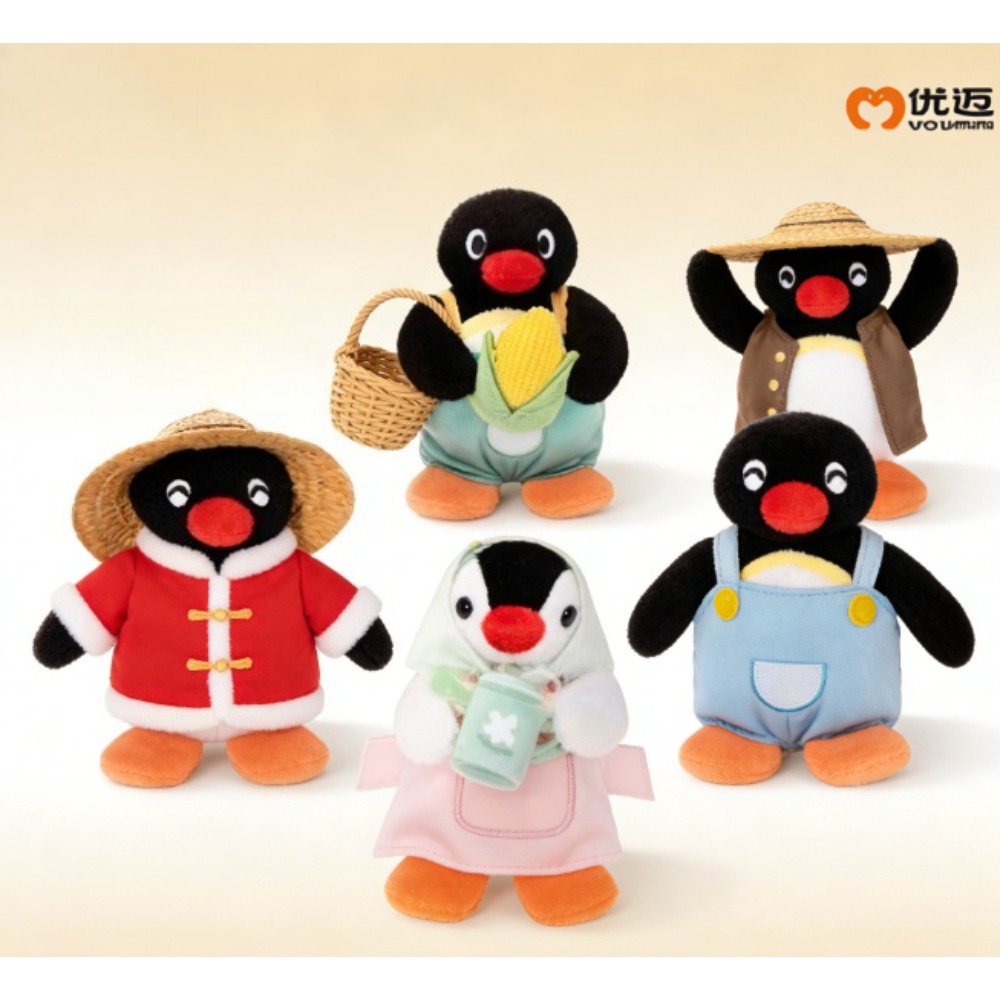 Farming & Agriculture Word Stacks - Highly Restored Pingu Cartoon IP, Youmai