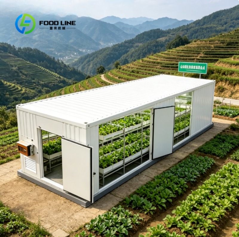 Vertical Farming Urban Agriculture - Modular Planting Container Automatic Smart Grow