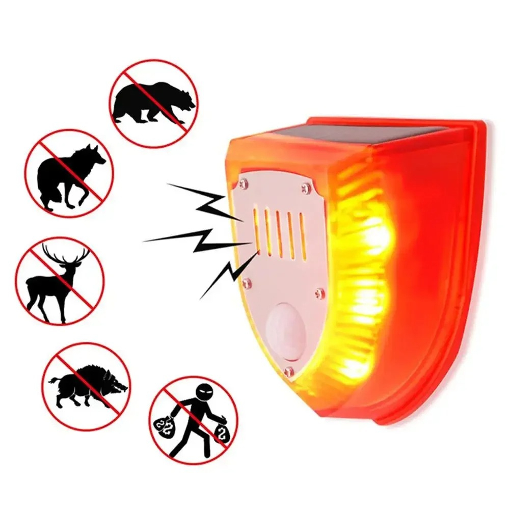 Solar Bird Scarer - Outdoor Solar Powered 3 Modes Motion