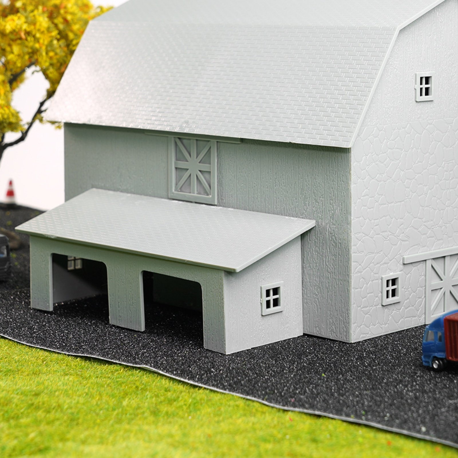 Farming & Agriculture Word Stacks - 1:87 Farm Building Model Paintable Model