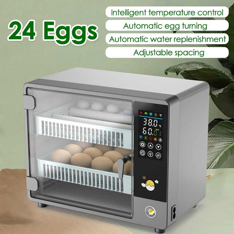 24 Eggs Full Automatic Turning - огляд і ціна Quail Egg Incubator