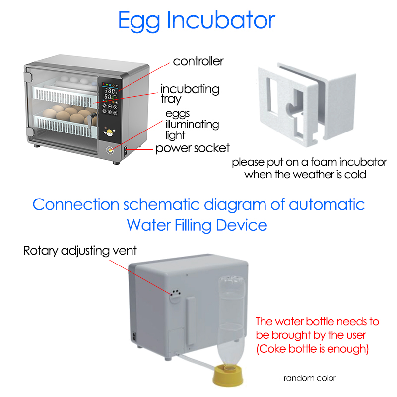 24 Eggs Full Automatic Turning - огляд і ціна Quail Egg Incubator