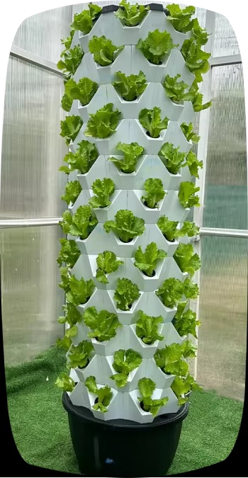 Vertical Garden Tower Wheels M - огляд і ціна Hydroponic Farming Agriculture