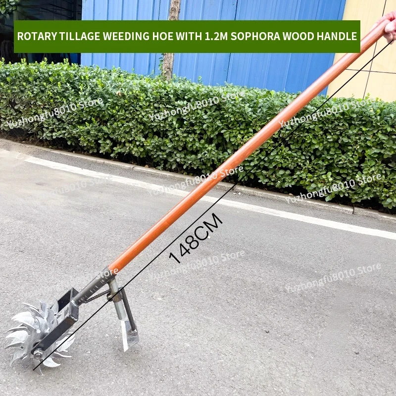 New Cyclone Wheel Hand Push We - огляд і ціна Soil Tilling Cultivator