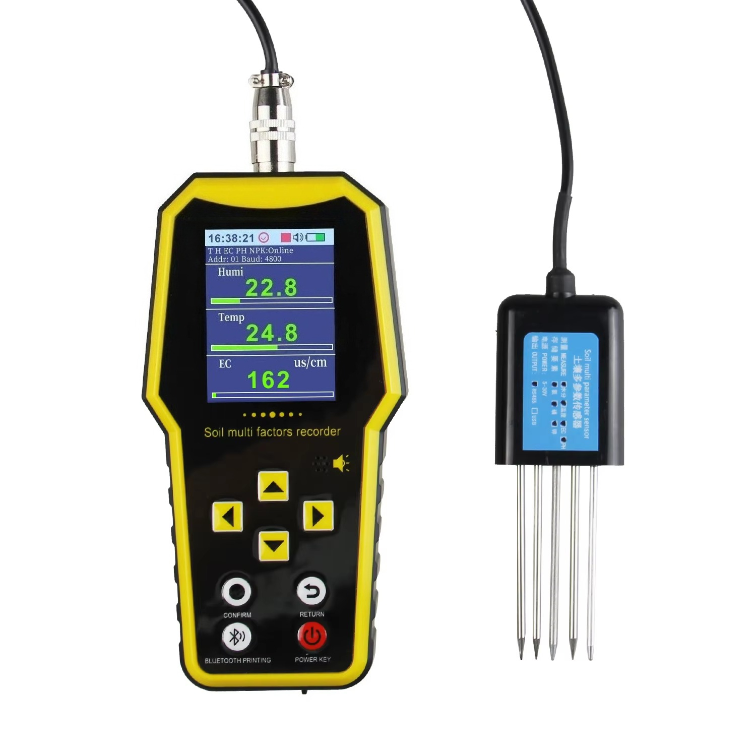 7 in 1 Portable Soil Moisture  - огляд і ціна Soil Moisture Sensor