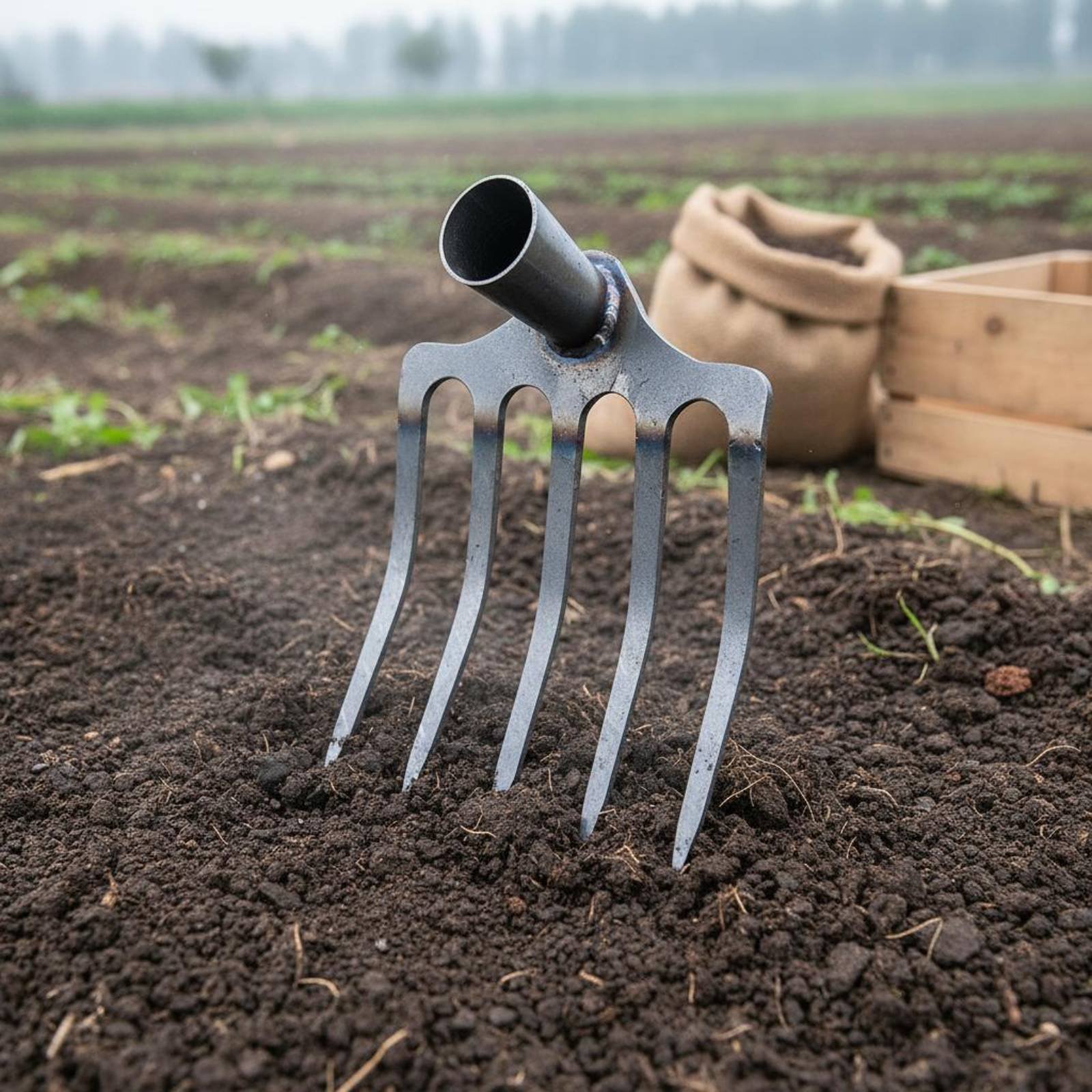 Steel Tilling Rake Head Sharp  - огляд і ціна Soil Tilling Cultivator
