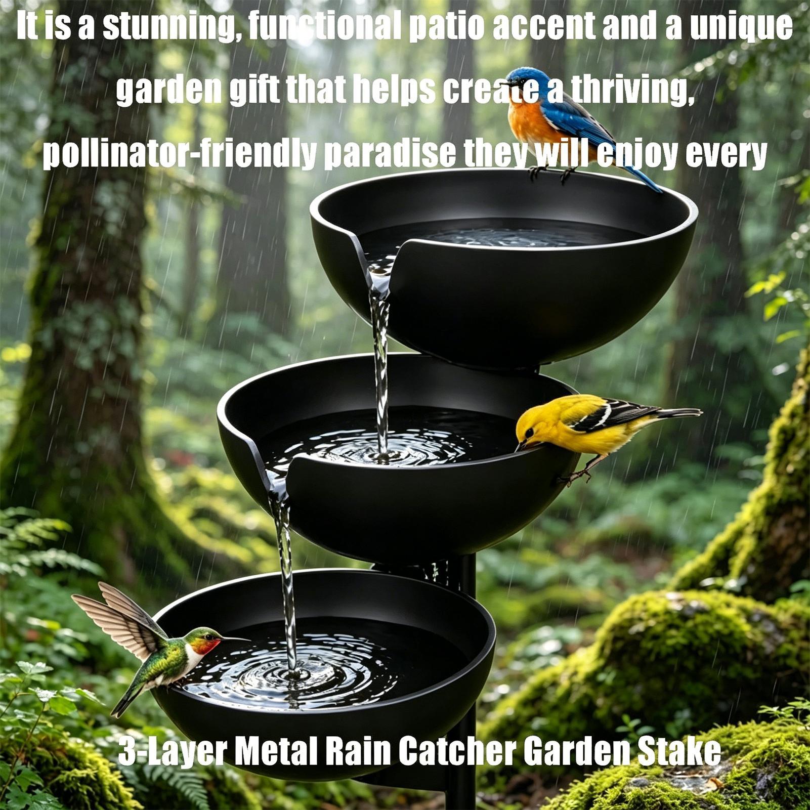 Rain Catcher Garden Stake 3-Ti - огляд і ціна Farming & Agriculture Word Stacks
