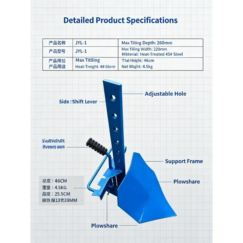 Adjustable Mini Plow Head Farm - огляд і ціна Agriculture Farming Hand Tools