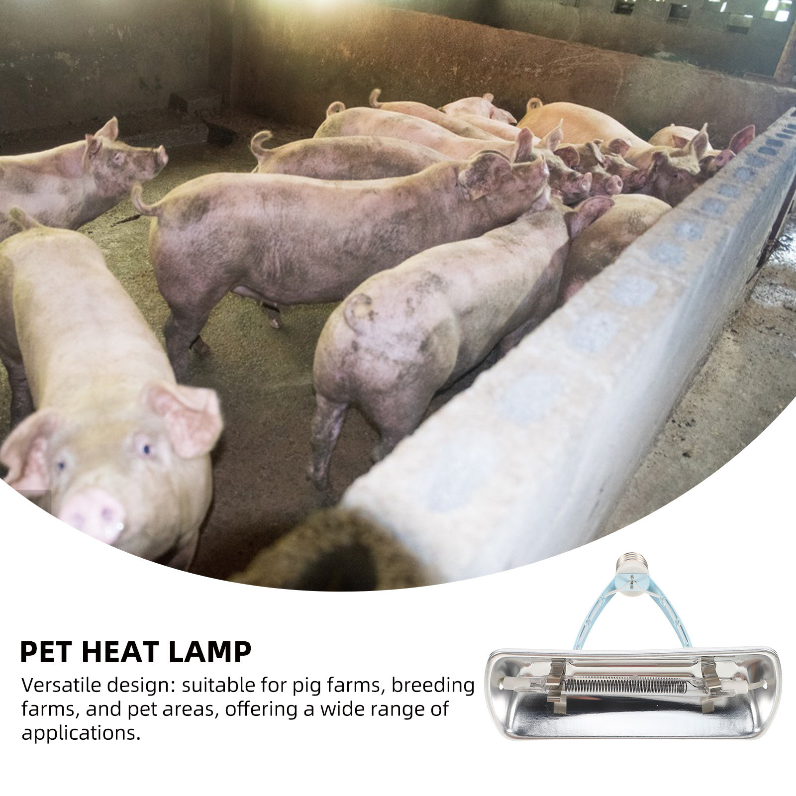 Pig Farm Preservation Lamp Chi - огляд і ціна Farming & Agriculture Word Stacks