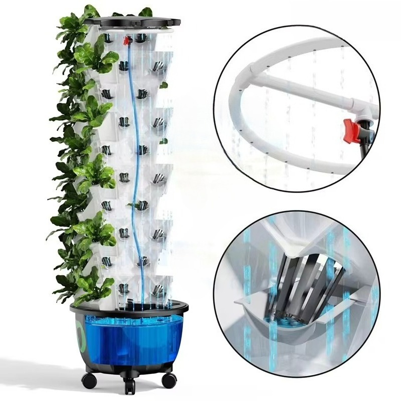 65 L 6 Layer 48 Holes Garden V - огляд і ціна Hydroponic Farming Agriculture